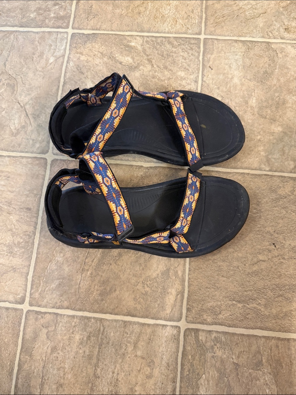 Women's size 10 Teva Hurricane with Aztec Print